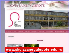 Frizeri, saloni lepote, kozmetiki saloni, www.skolazanegulepote.edu.rs