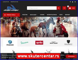 Motorcikli, skuteri, www.skutercentar.rs