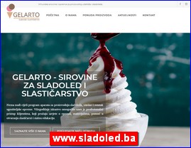 Konditorski proizvodi, keks, čokolade, bombone, torte, sladoledi, poslastičarnice, www.sladoled.ba