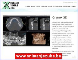 Stomatološke ordinacije, stomatolozi, zubari, www.snimanjezuba.ba