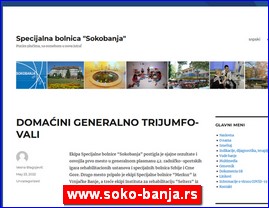 Ordinacije, lekari, bolnice, banje, laboratorije, www.soko-banja.rs