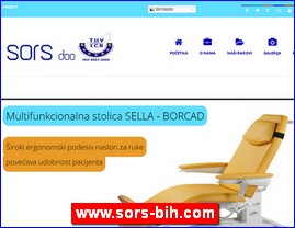 Medicinski aparati, ureaji, pomagala, medicinski materijal, oprema, www.sors-bih.com