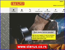 Industrija, zanatstvo, alati, Srbija, www.sterus.co.rs