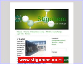 Hemija, hemijska industrija, www.stigohem.co.rs