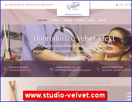 Frizeri, saloni lepote, kozmetiki saloni, www.studio-velvet.com