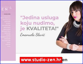 Frizeri, saloni lepote, kozmetiki saloni, www.studio-zen.hr