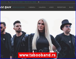 Muziari, bendovi, folk, pop, rok, www.tabooband.rs