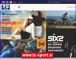 Sportska oprema, www.tc-sport.si