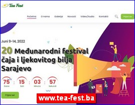 Zdrava hrana, ajevi, lekovito bilje, www.tea-fest.ba