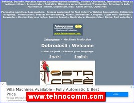 Industrija, zanatstvo, alati, Srbija, www.tehnocomm.com