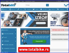 Sportska oprema, www.totalbike.rs