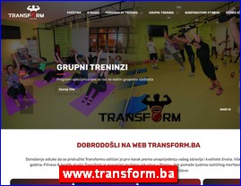 Fitnes, fitness centri, teretane, www.transform.ba