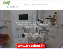 Stomatološke ordinacije, stomatolozi, zubari, www.treedent.hr