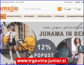 Oprema za decu i bebe, www.trgovina-junior.si