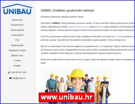 Građevinarstvo, građevinska oprema, građevinski materijal, www.unibau.hr