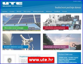 Energetika, elektronika, grejanje, gas, www.ute.hr