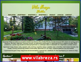 Hoteli, moteli, hosteli,  apartmani, smeštaj, www.vilabreza.rs