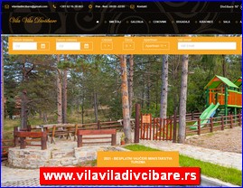 Hoteli, moteli, hosteli,  apartmani, smeštaj, www.vilaviladivcibare.rs
