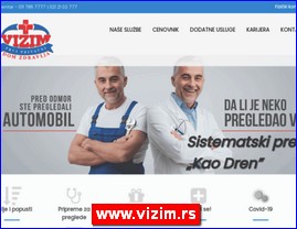 Ordinacije, lekari, bolnice, banje, Srbija, www.vizim.rs