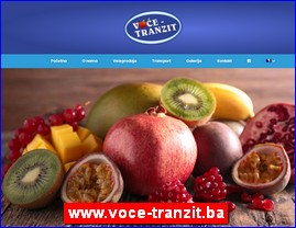 Voće, povrće, prerada hrane, www.voce-tranzit.ba