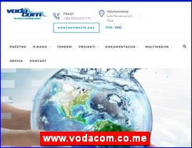 Sanitarije, vodooprema, www.vodacom.co.me