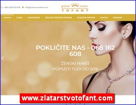 Zlatare, zlato, zlatarstvo, nakit, satovi, www.zlatarstvotofant.com