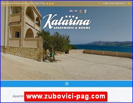 Hoteli, smeštaj, Hrvatska, www.zubovici-pag.com